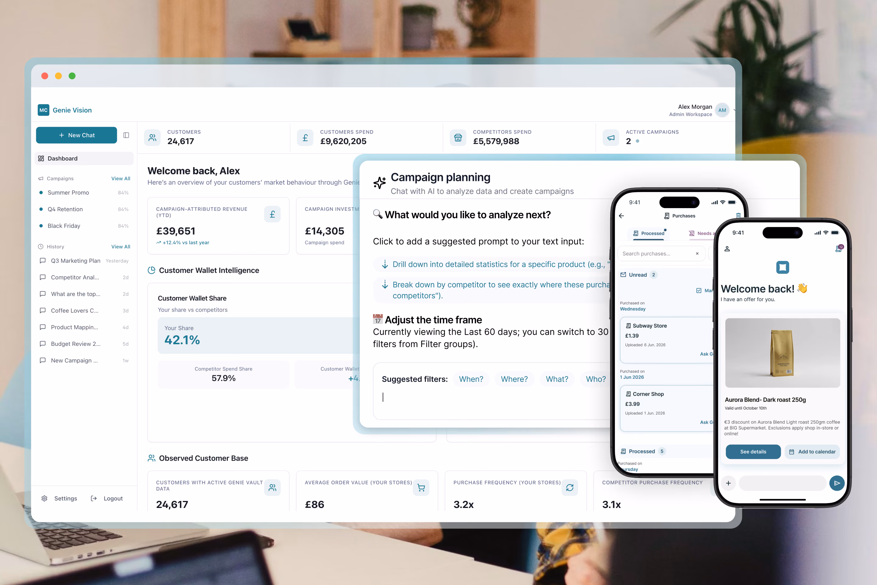 Genie Vault and Genie Vision product ecosystem