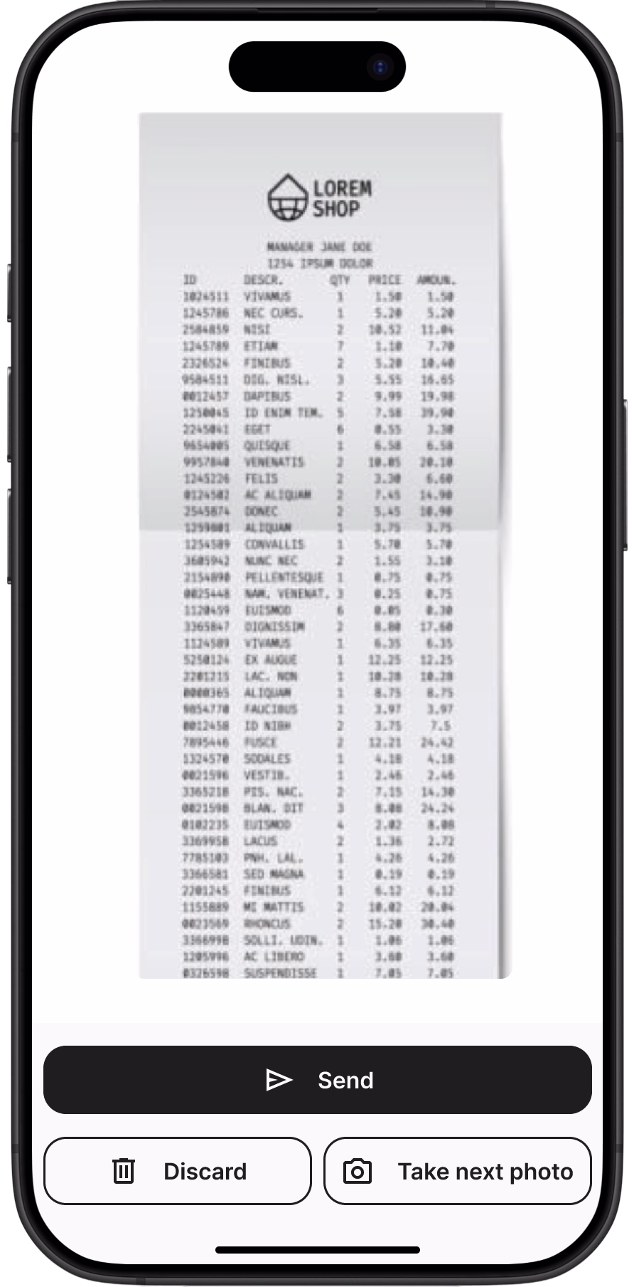 Early purchase interface