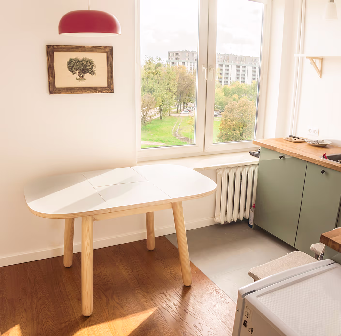 Another view of the custom table